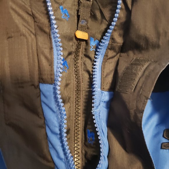 Starter Jacket 3 in 1 Men's Large 42-44 Removable Hood Blue & Gray NEW - Picture 13 of 15